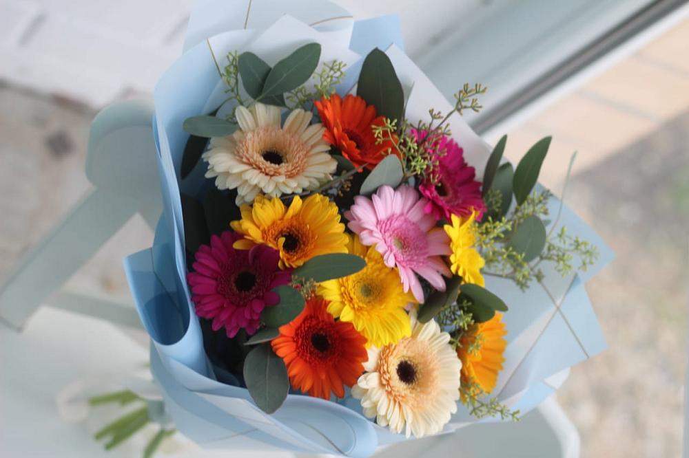 Букет цветов из: Герберы в Мотяково