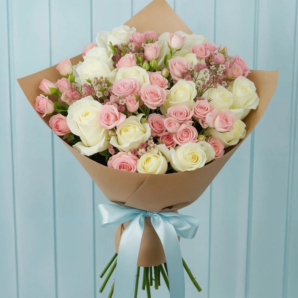 Букет цветов из: Розы в Мотяково