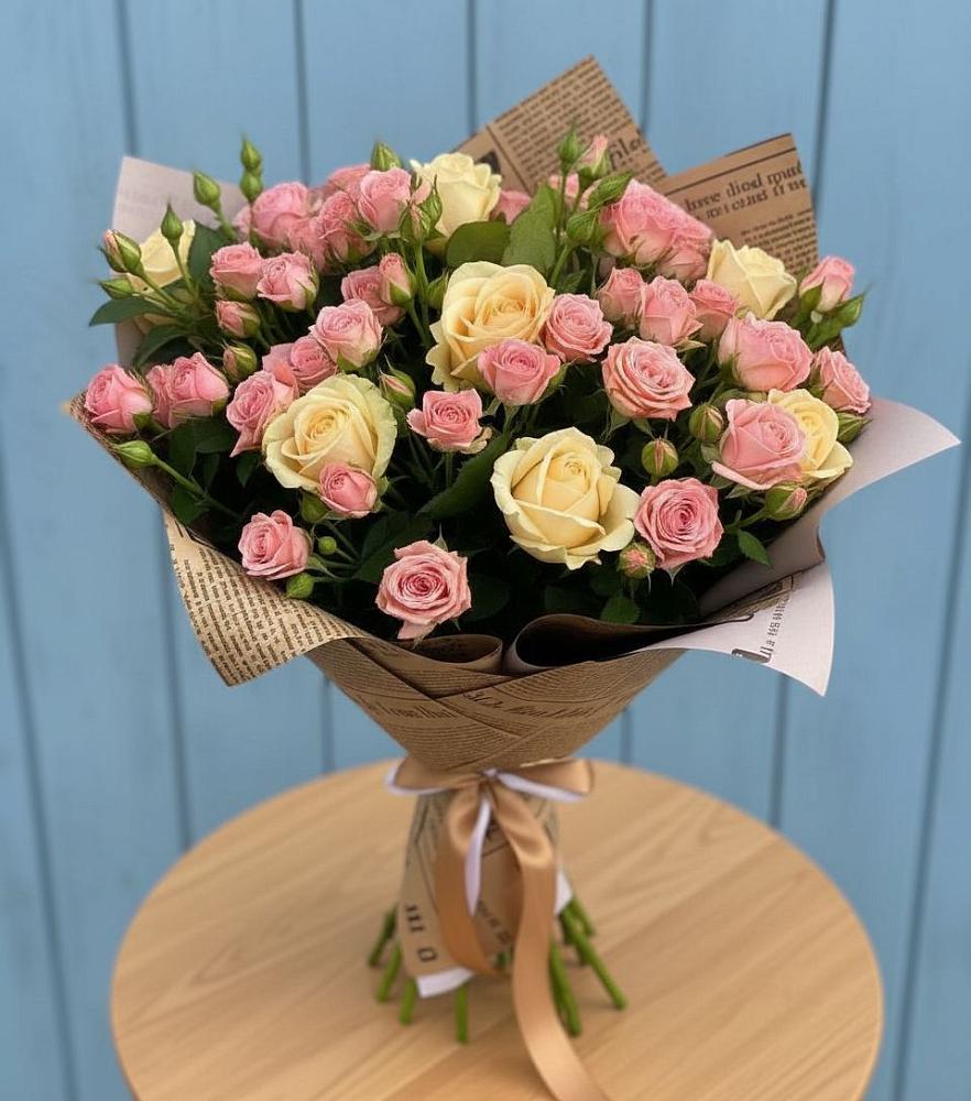 Букет цветов из: Розы в Мотяково