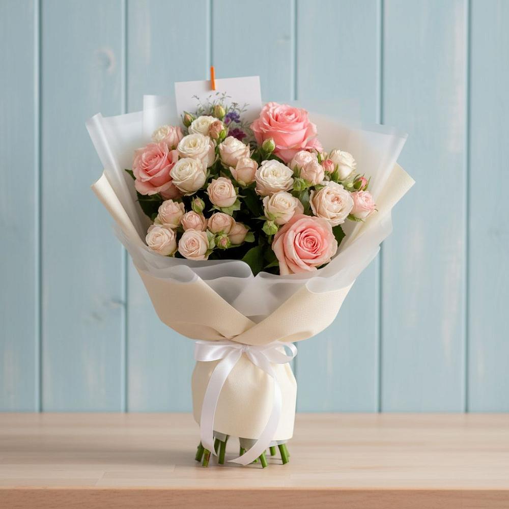 Букет цветов из: Розы в Мотяково