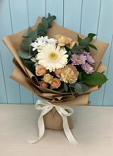 Букет цветов из:  Герберы и Хризантемы #REPLACE_PRED# Мотяково