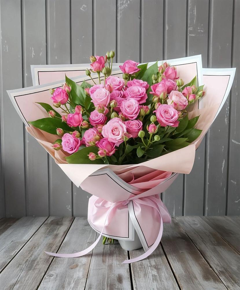 Букет Розовый кустик в Мотяково