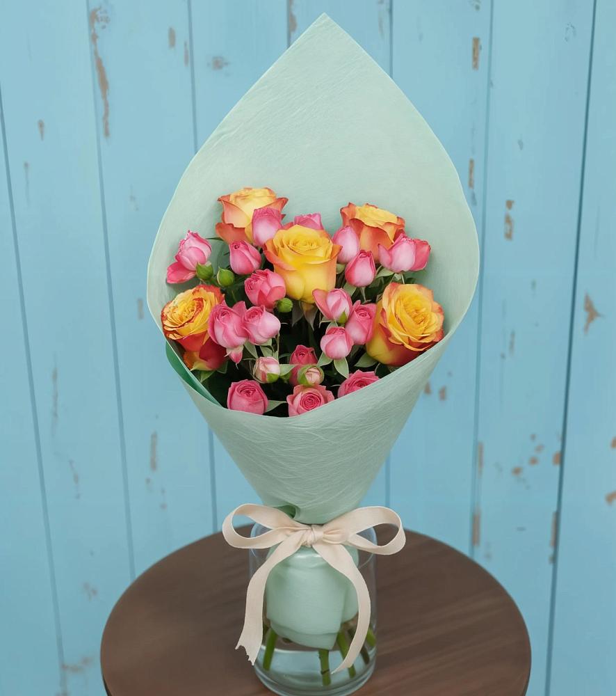 Букет цветов из: Розы в Мотяково