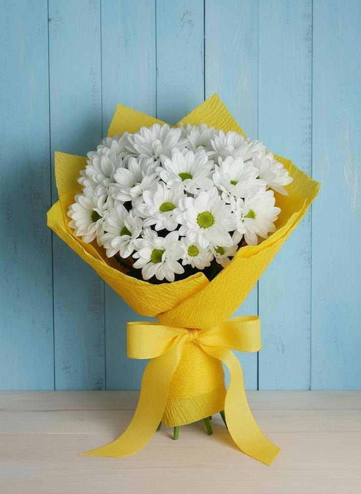 Букет цветов из: Хризантемы в Мотяково