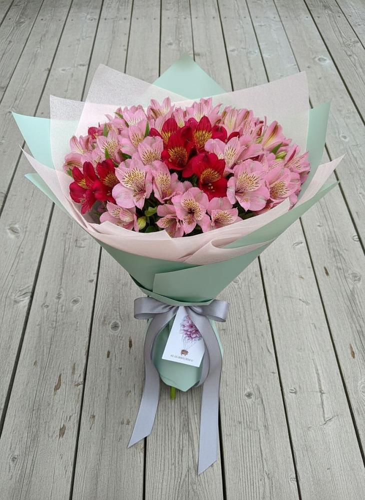 Букет цветов из: Альстромерии в Мотяково