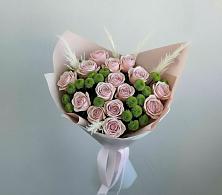 Букет цветов из:  Розы и Хризантемы в Мотяково