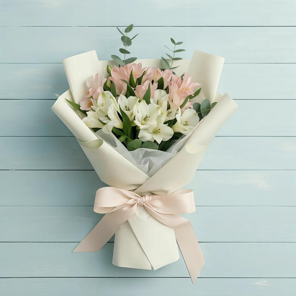 Букет цветов из: Альстромерии в Мотяково