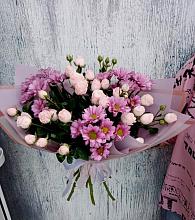 Букет цветов из:  Розы и Хризантемы #REPLACE_PRED# Мотяково