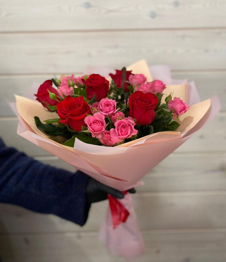 Букет цветов из: Розы в Мотяково