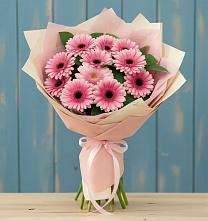 Букет цветов из:  Герберы в Мотяково